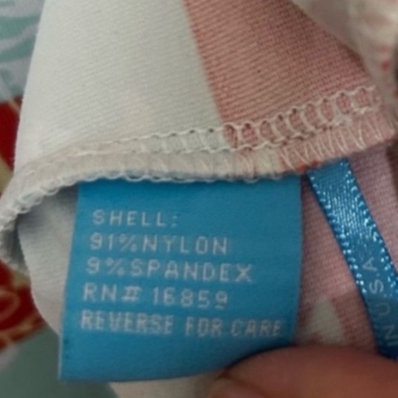 J. McLaughlin Mari Striped Paisley Blue & Red Catalina Cloth Dress SIZE LARGE - Picture 8 of 8